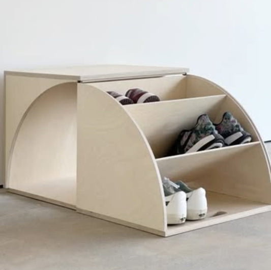 Spin on Shoe Storage