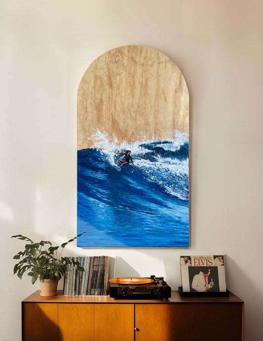 Surf girl OG Painting